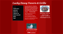 Desktop Screenshot of luckydawgtavern.com